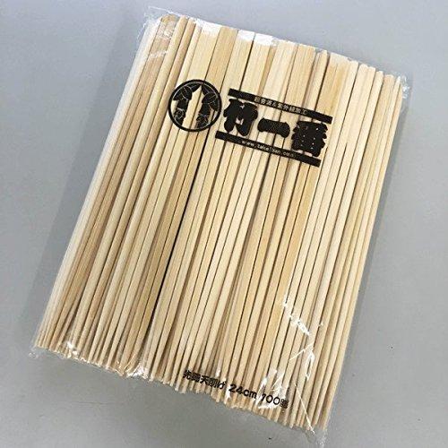 Takeichiban bamboo chopsticks tapered 24cm 100 servings