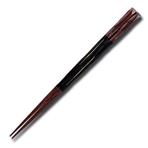 Issou Japanese made chopsticks lacquer Jintsu tip 23cm