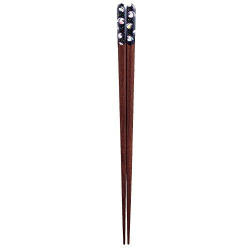 Issou Chopsticks Lacquer Painted Himeu (Himeu) Made in Japan Wooden (Natural Wood) Anti-Slip Treatment 23cm