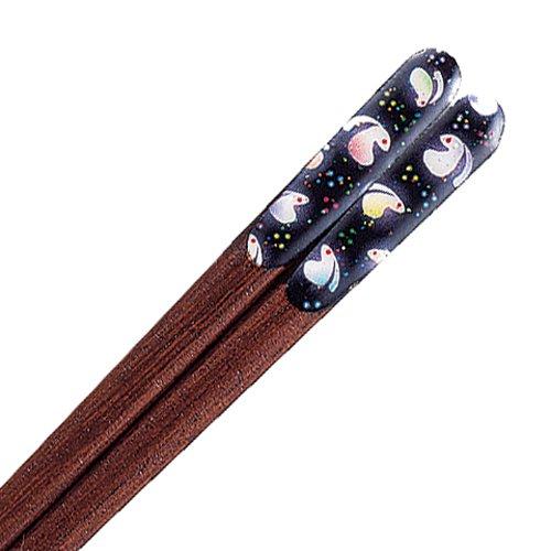 Issou Chopsticks Lacquer Painted Himeu (Himeu) Made in Japan Wooden (Natural Wood) Anti-Slip Treatment 23cm