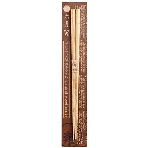 Yamako Chopsticks Natural Wood Chestnut Hexagonal Made in Japan 887200 Natural