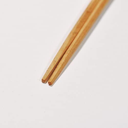 Yamako Chopsticks Natural Wood Chestnut Hexagonal Made in Japan 887200 Natural