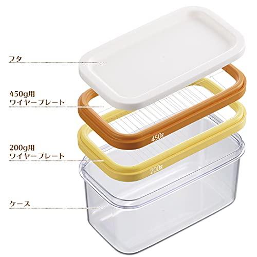 Akebono Sangyo Butter Case With Cutter For 450G Butter Cutting Case Made In Japan St-3006