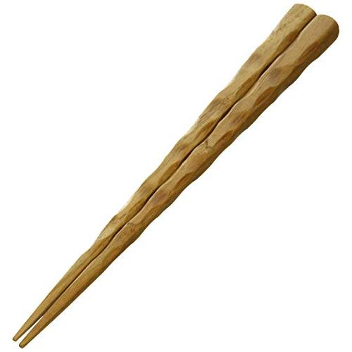 Maruju Men's Chopsticks Extra Thick Engraved Wooden Chopsticks Chestnut 24.5