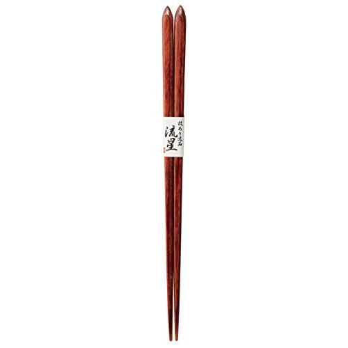 Kawai "Japanese Pattern Chopsticks" Laminated Chopsticks Ryusei Vermilion 23cm 105970