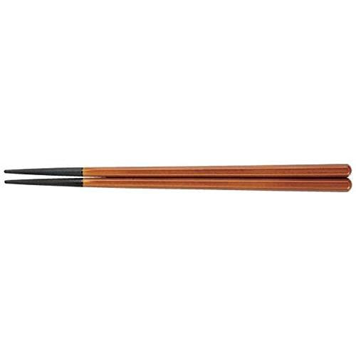 Fukui Craft Chopsticks Made in Japan 20.5cm [Dishwasher/Dryer/Microwave OK] Hexagonal Wood Grain Chopsticks Shunkei Nuri ZA-372190