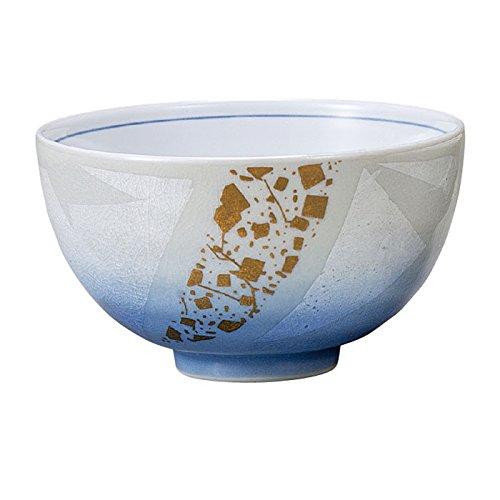 Japanese Tableware Kutani Ware Married Couple Bowl Silver Color Gold Chirashi Ak5-0514