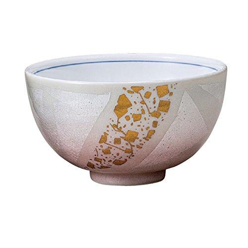 Japanese Tableware Kutani Ware Married Couple Bowl Silver Color Gold Chirashi Ak5-0514