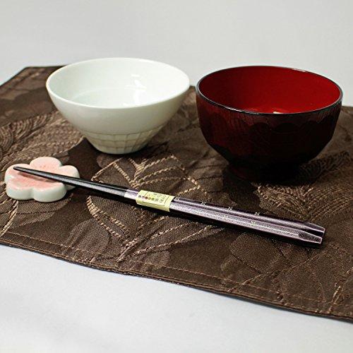 Ishida Chopsticks Japanese Sweets Purple Sweet Potato Color Pentagonal Purple 23cm