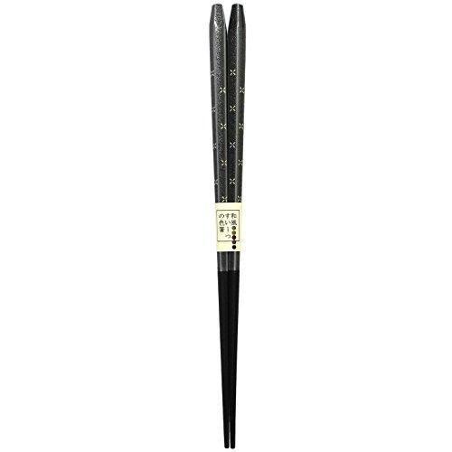 Ishida Chopsticks Japanese Style Sweets Black Honey Color Pentagonal 23cm