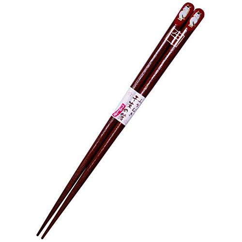 Wakasa Painted Chopsticks, Turning, Zodiac Chopsticks, Etonohashi, Horse, 20.5cm, Made in Japan 12914-5