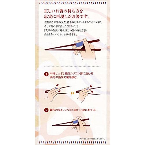 Ishida Supports how to hold chopsticks properly Chopsticks for adults 23cm For left-handed people