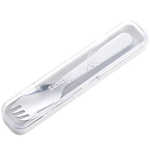 Takakuwa Metal Lunch Spoon with Case Straight White 004645