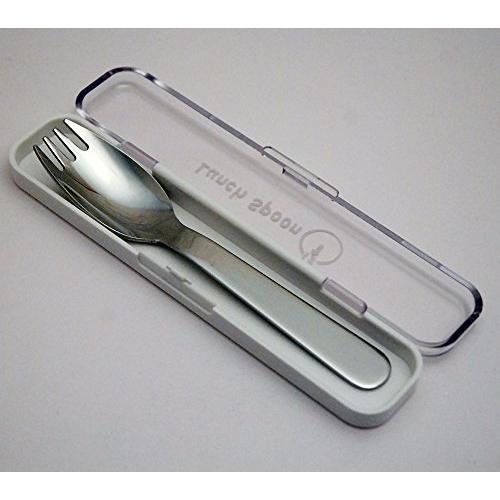 Takakuwa Metal Lunch Spoon with Case Straight White 004645