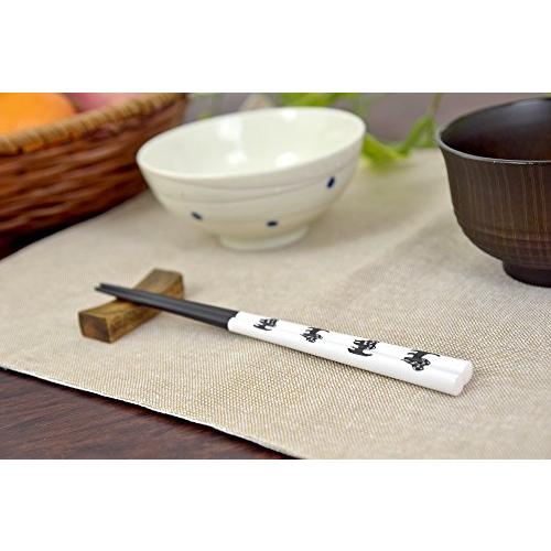 Aoba Children's Chopsticks, Dishwasher Safe, Natural Wood, Nyanko, 18cm