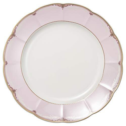 Narumi Plate Dish Lotus Pink Band 27Cm Pink Cute Elegant Dinner Made In Japan 50331-1120