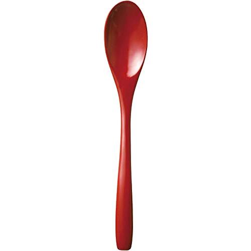 Ase Shinzo Shoten Hand-painted Vermilion Curry Spoon R1202