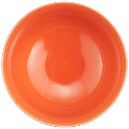 Nishida Japanese Tableware Tea Bowl 6 Colors Tanbobo Pattern Rice Bowl (No. 4.5) (Orange)/Home Restaurant/Commercial Tableware/Tea Bowl/Ochazuke/Rice Bowl/12