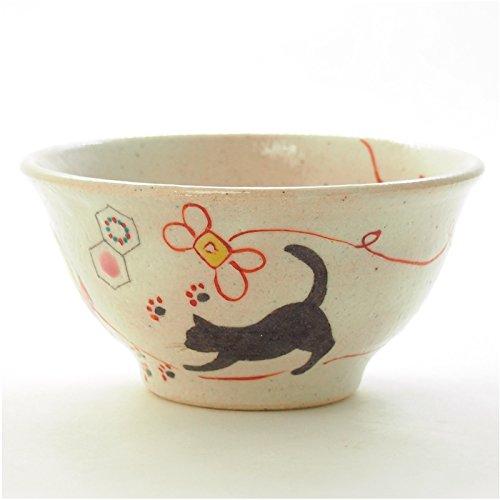 Traditional Craft Kutani Ware Couple Tea Bowl [Temari Cat]