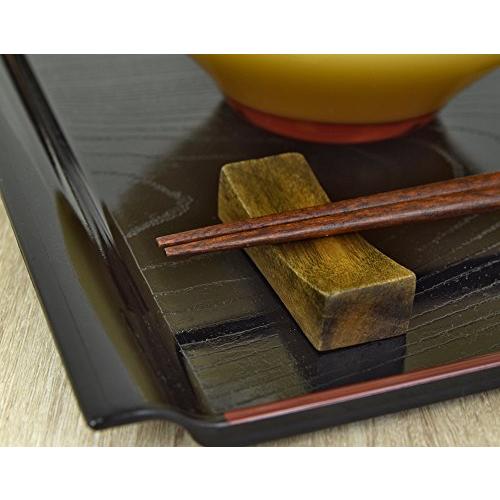 Aoba Chopsticks Natural Wood Amedama Nejiri Red 23cm