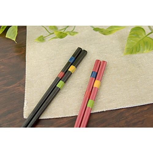 Aoba Children's Chopsticks, Dishwasher Safe, Natural Wood, Dragon Ball, Four Seasons, Black, 18cm