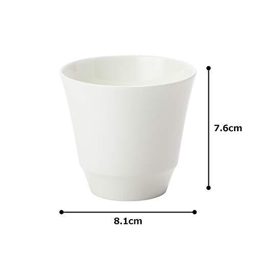 NARUMI Cup Saucer Pro Style White 210cc Free Cup Made in Japan 50131-27671