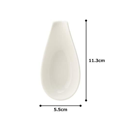 NARUMI Astragalus Chinese Cooking Tableware White 11cm Spoon Rest Made in Japan 9000-95371