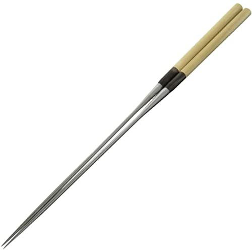 Plain wood pattern buffalo Katsura patterned chopsticks 24cm