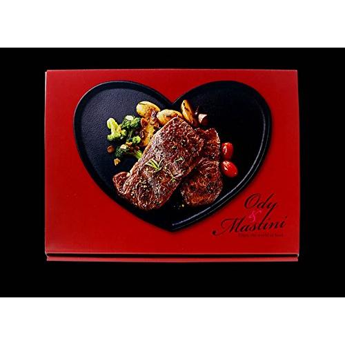 Heart Steak Dish Stylish Cute Gift Ody＆Mastini Heart Steak Dish