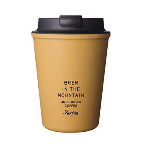 Rivers Plastic Wall Mug Sleek Unplugged (UPSLMU) Camping Tumbler: Mustard Rivers