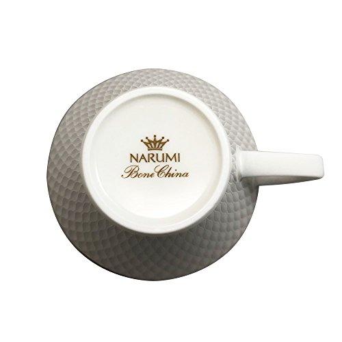 NARUMI Cup Saucer Ruffle Platinum Platinum 200cc Made in Japan 52073-2933