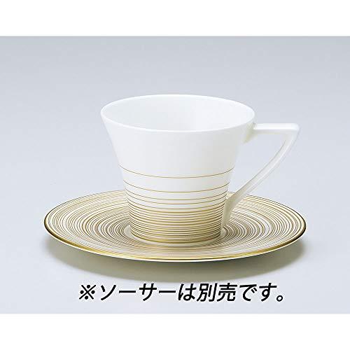 NARUMI Cup Saucer Gold Swirl Band Gold 110cc Demitasse Made in Japan 52146-2794