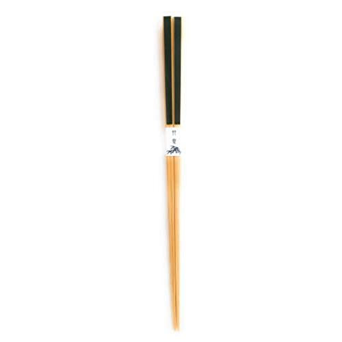 Kikusui domestically made Japanese thin bamboo chopsticks (green)