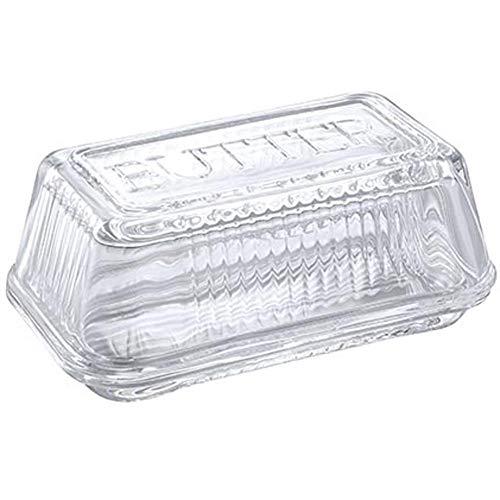 Sato Metal Kogyo Salus Glass Butter Dish 17Cm