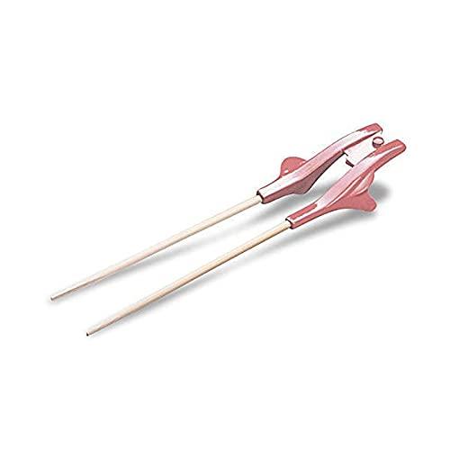 Chopsticks Elephant Clear Chopsticks for Left Hand (Pink)