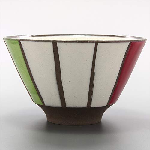 Hamato Hasami Ware Rice Bowl Color Tokusa Red 390692 11.5Cm