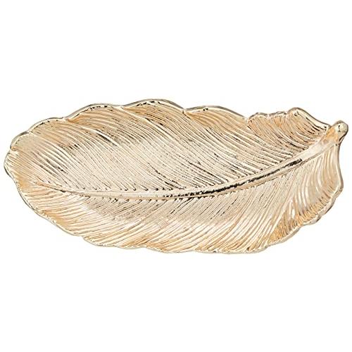 Royal Arden Leaf Tray Gold 08252 W13/D6/H1Cm