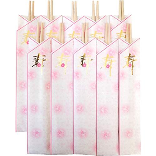 Made in Japan Domestic Cypress Celebratory Chopsticks Hanaju 10 servings 24cm