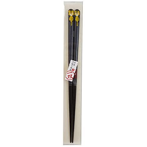 Issou Painted Chopsticks Aizu Makie Zodiac Chopsticks Tiger 23cm Made in Japan