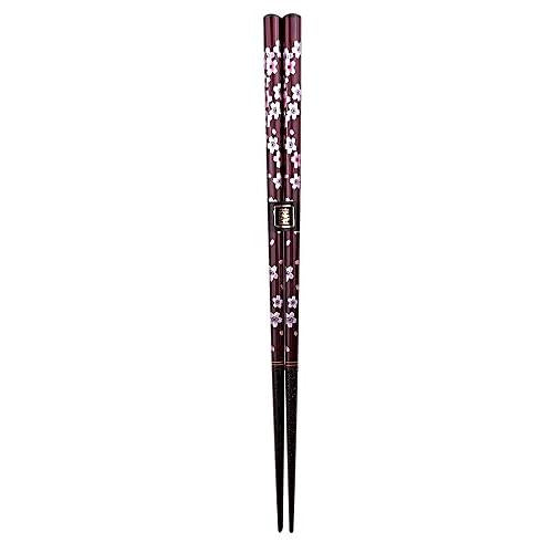 Chopsticks, Dishwasher, Japanese Flower Flyer, Cherry Blossom Red, Dishwasher Safe, Comes with Designed Paulownia Box and Wrapping, Respect for the Aged Day, Grandma, Birthday Present, Gift [84]