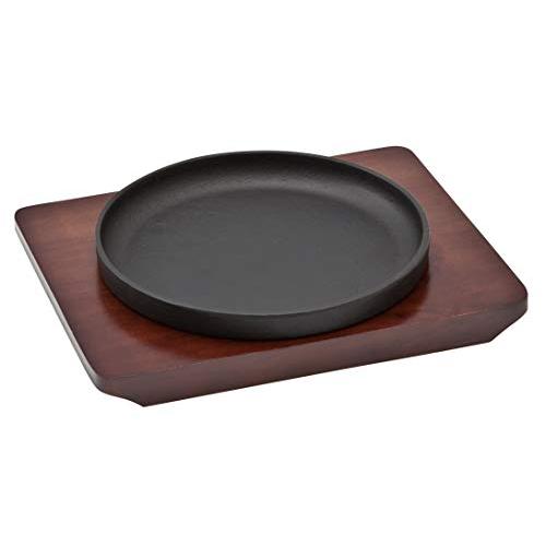 Ikenaga Iron Works Living With Iron Stacking Steak Plate Iron Plate Diameter 17Cm Ih Compatible Gift Wrapping Specification