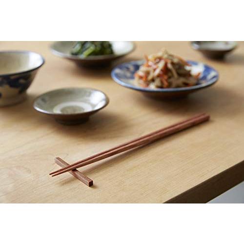 New Chopsticks Standard 17.5cm (Brown/Red/Black) Chopsticks Dishwasher safe Laminated reinforced wood Made in Japan