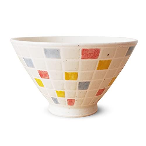 J-Kitchens Isaozan Kiln Small 11.5Cm Hasami Ware Made In Japan Stained Lattice