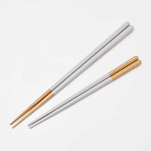 Kawai Haze Chopsticks Children Dishwasher Safe Antibacterial Ash Gray 18cm Made in Japan