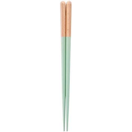 Kawai Haze Chopsticks Children Dishwasher Safe Antibacterial Mint Green 18cm Made in Japan