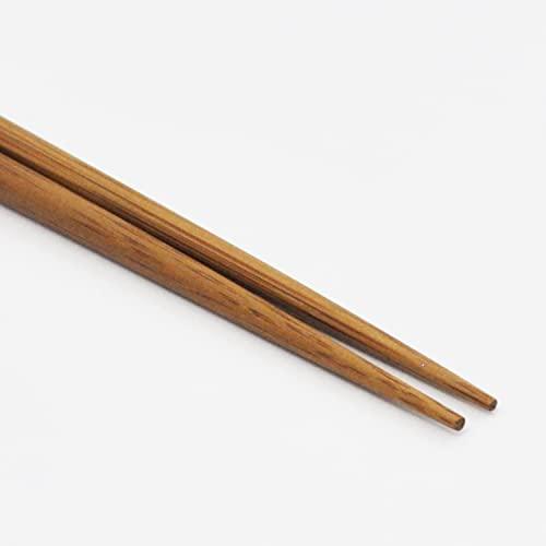 Ishida Guest Chopsticks 5 Pairs Soot Bamboo Plain