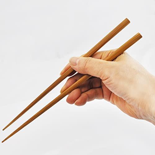 Ishida Guest Chopsticks 5 Pairs Soot Bamboo Plain