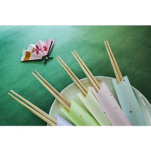 Kyushu Shiko Cedar Ranchu Chopsticks, Luxury chopsticks, 26 cm, white obi, 100 servings