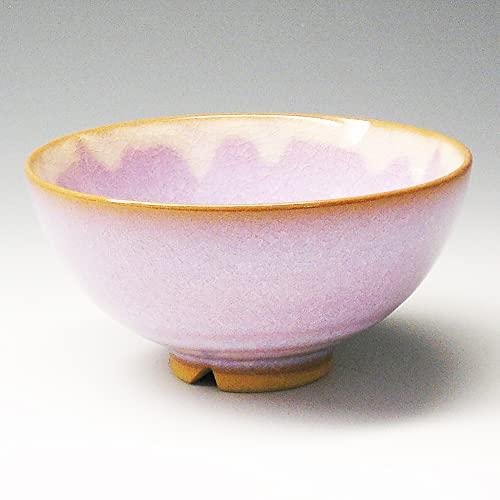 Japanese Ceramics Tsubakihide Kiln Hagimurasaki Rice Bowl (Small)