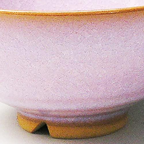 Japanese Ceramics Tsubakihide Kiln Hagimurasaki Rice Bowl (Small)